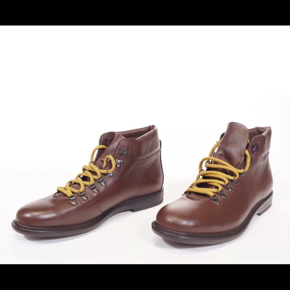 Boemos 4879 Mens Brown Leather Ankle Boots Size 10